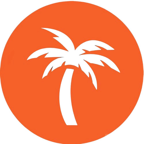 Places Los Angeles palm logo